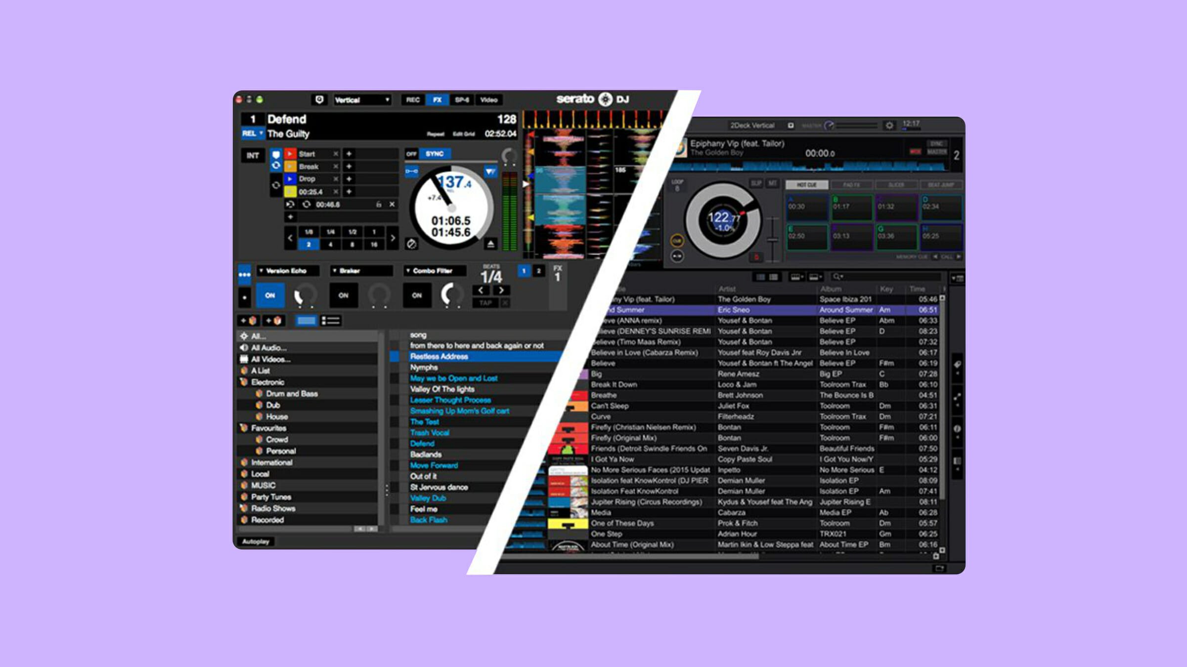 Serato and Rekordbox
